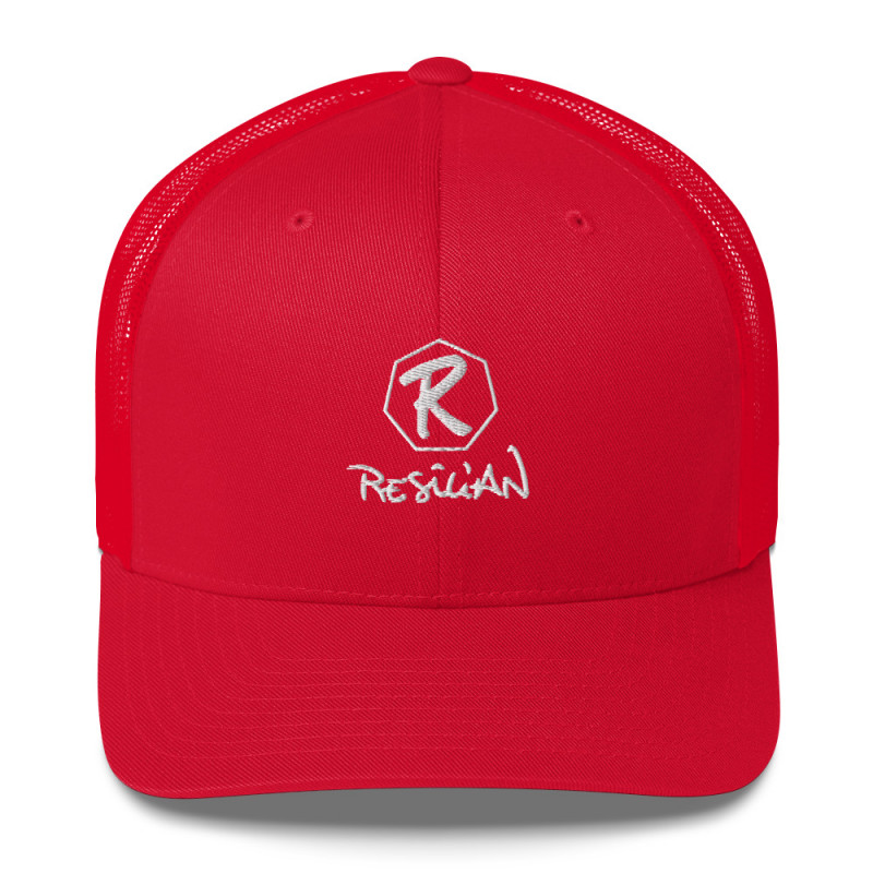 R RESILIAN TRUCKER CAP R RESILIAN TRUCKER CAP