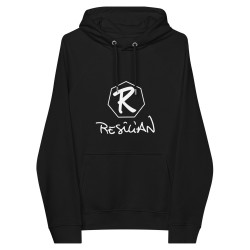 R RESILIAN DARK UNISEX ECO HOODIE