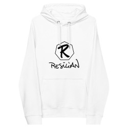 R RESILIAN LIGHT UNISEX ECO HOODIE