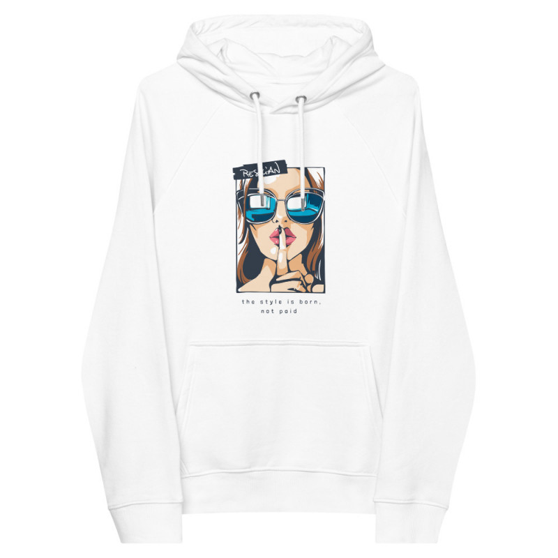 WOMAN ORDERS SILENCE UNISEX ECO HOODIE WOMAN ORDERS SILENCE UNISEX ECO HOODIE