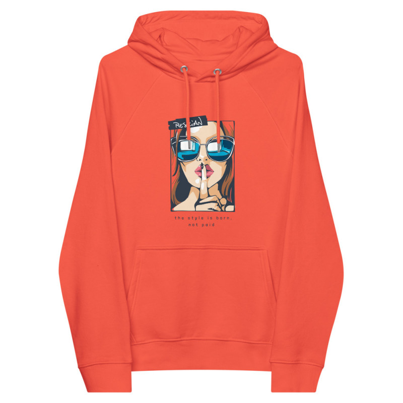 WOMAN ORDERS SILENCE UNISEX ECO HOODIE WOMAN ORDERS SILENCE UNISEX ECO HOODIE