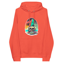 SURF SKULL UNISEX ECO HOODIE