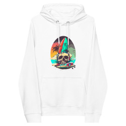 SURF SKULL UNISEX ECO HOODIE